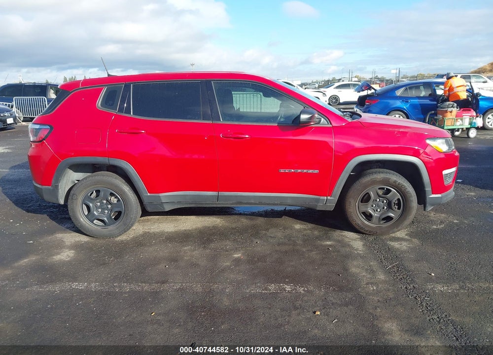 2018 JEEP COMPASS SPORT 4X4 VIN: 3C4NJDAB7JT248907