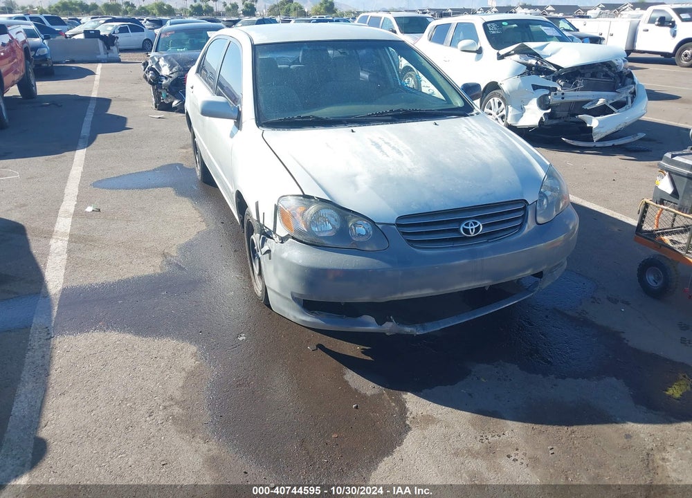 2003 TOYOTA COROLLA LE VIN: JTDBR32E430032009