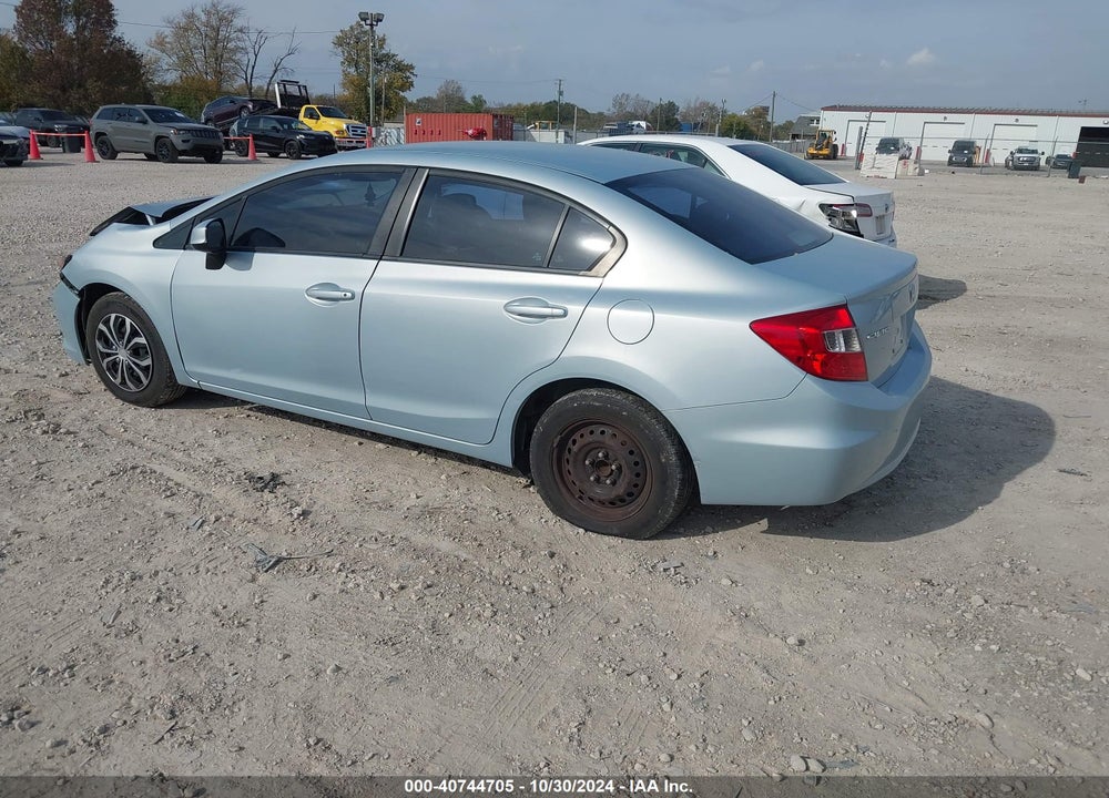 2012 HONDA CIVIC LX VIN: 19XFB2F58CE362771