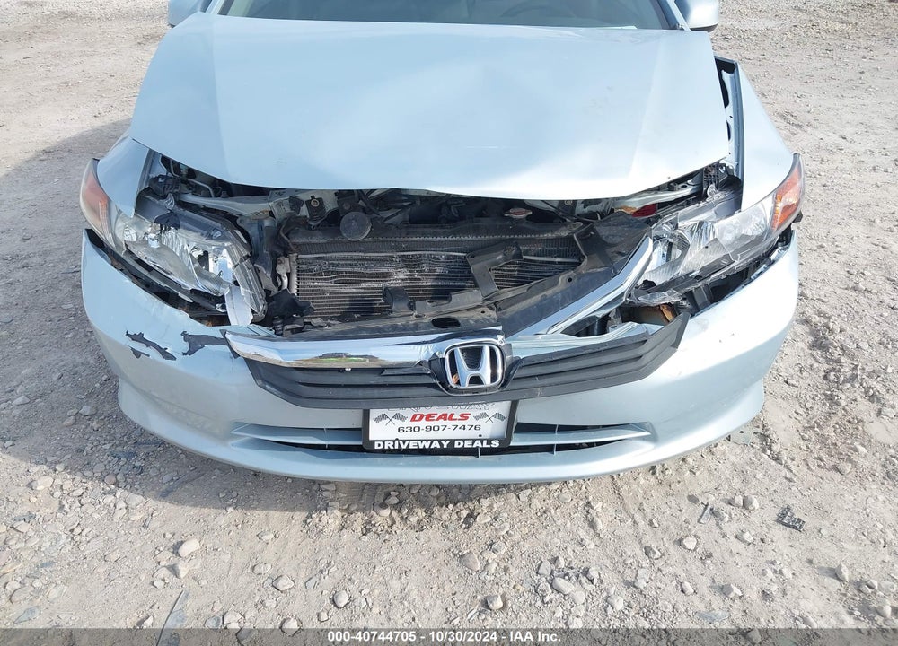 2012 HONDA CIVIC LX VIN: 19XFB2F58CE362771