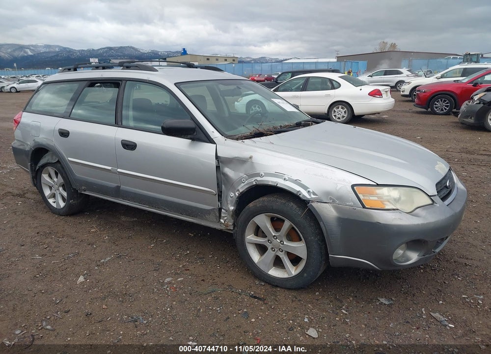 2007 SUBARU OUTBACK 2.5I VIN: 4S4BP61C677312434