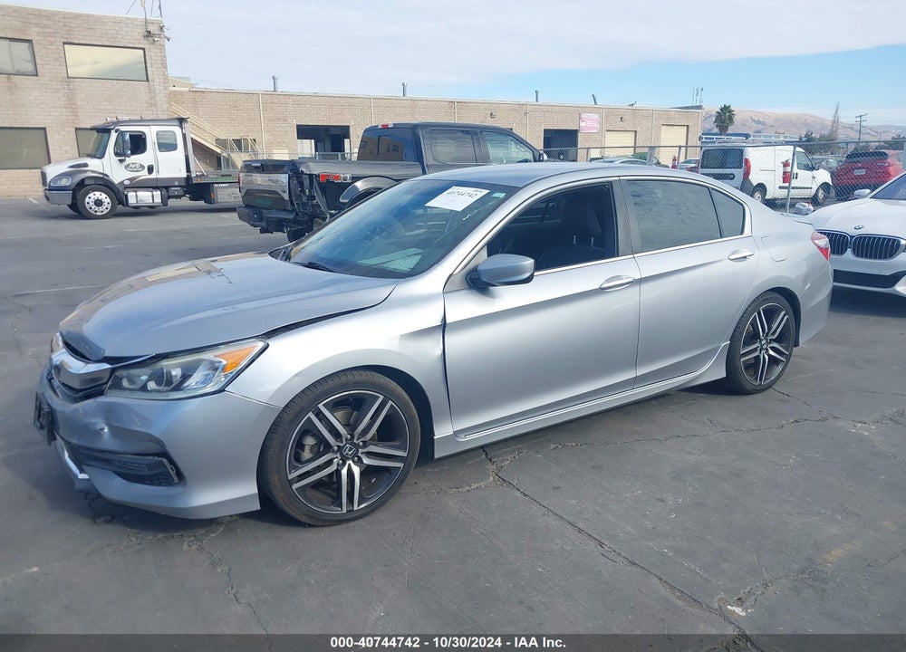 2016 HONDA ACCORD SPORT VIN: 1HGCR2F58GA034808