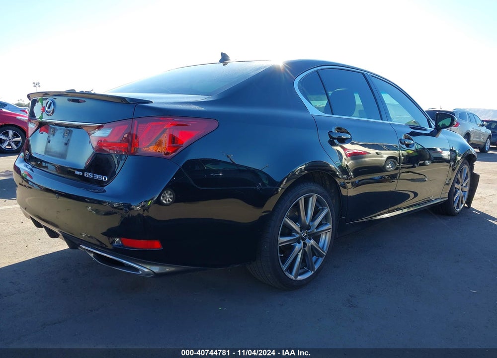 2013 LEXUS GS 350 VIN: JTHCE1BLXD5020047
