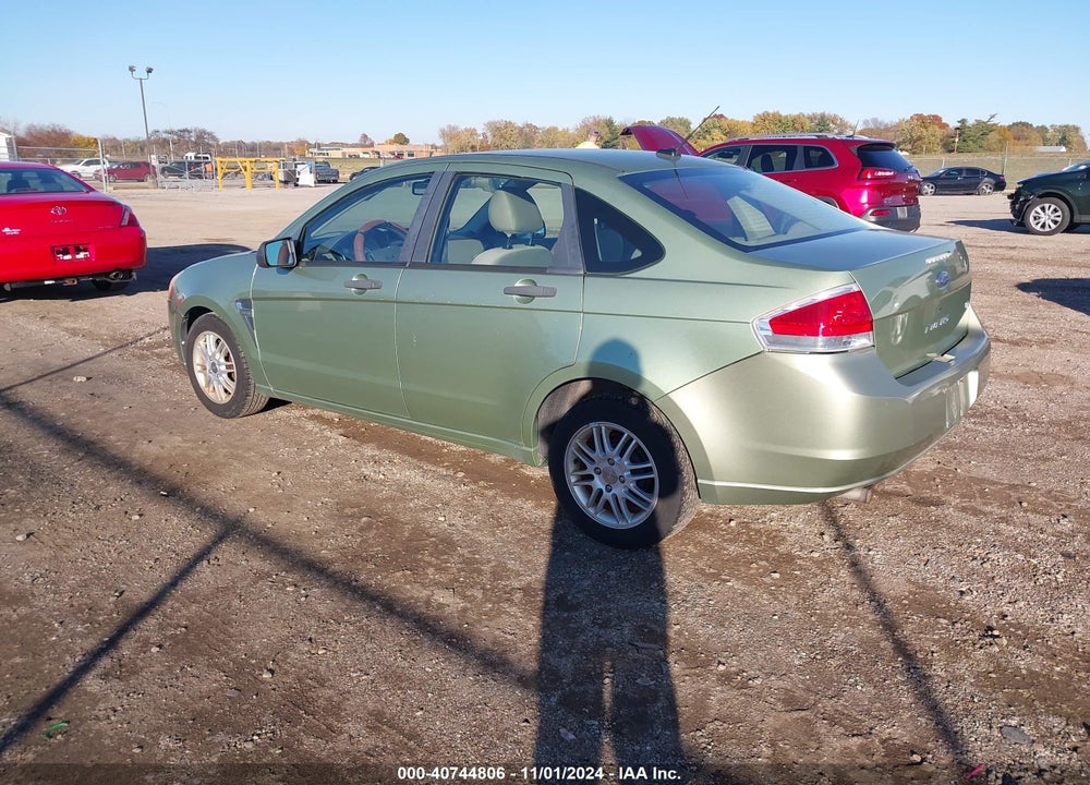 2008 FORD FOCUS SE/SES VIN: 1FAHP35N18W268171