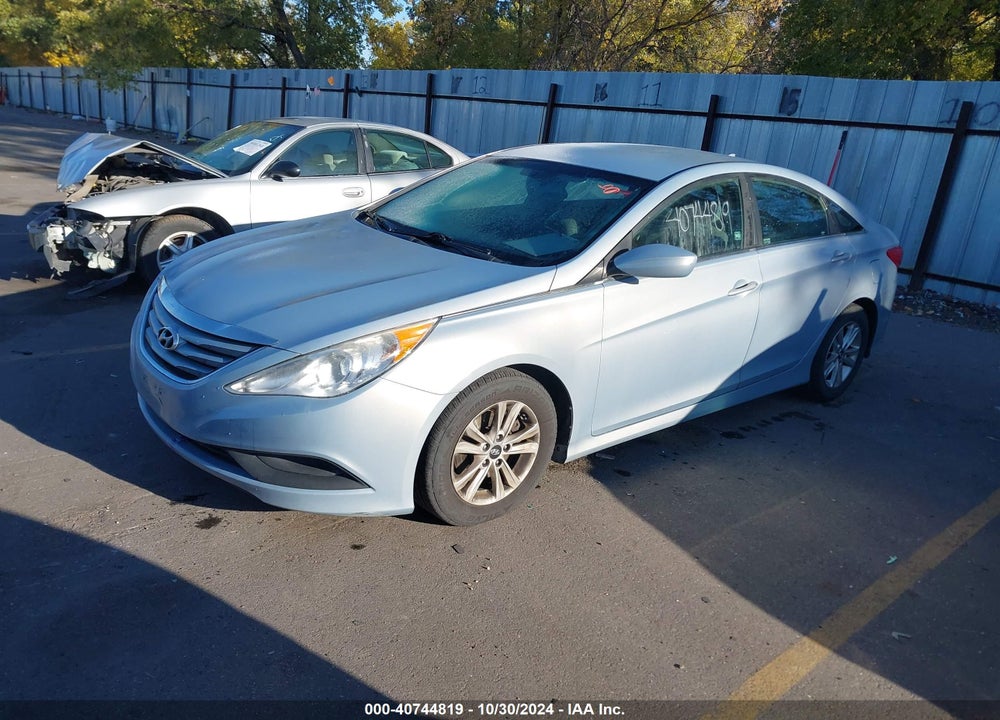 2014 HYUNDAI SONATA GLS VIN: 5NPEB4AC9EH836237