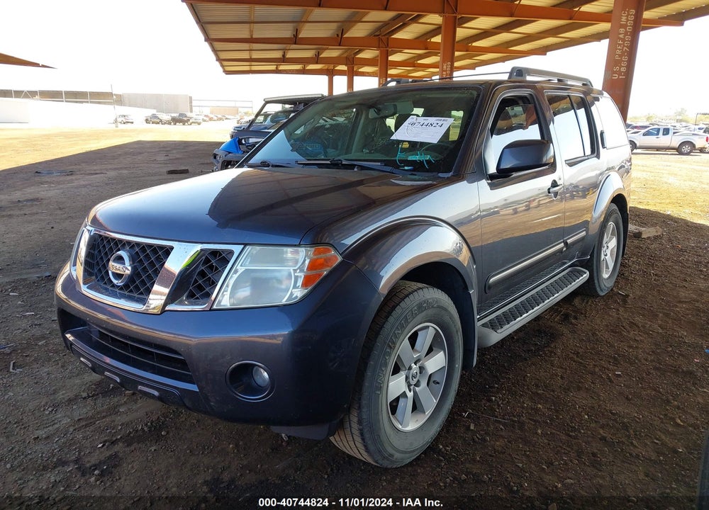 2012 NISSAN PATHFINDER SV VIN: 5N1AR1NN0CC603615