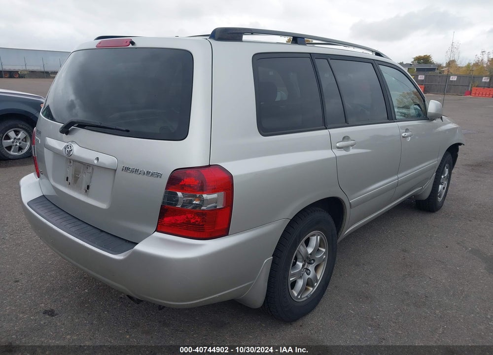 2006 TOYOTA HIGHLANDER V6 VIN: JTEDP21A260108477