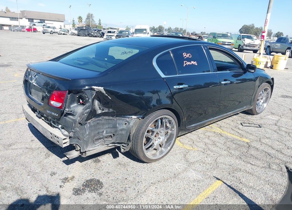 2006 LEXUS GS 300 VIN: JTHBH96S265033610