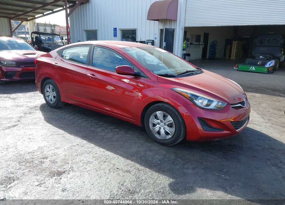 2016 HYUNDAI ELANTRA SE VIN: 5NPDH4AE2GH726631