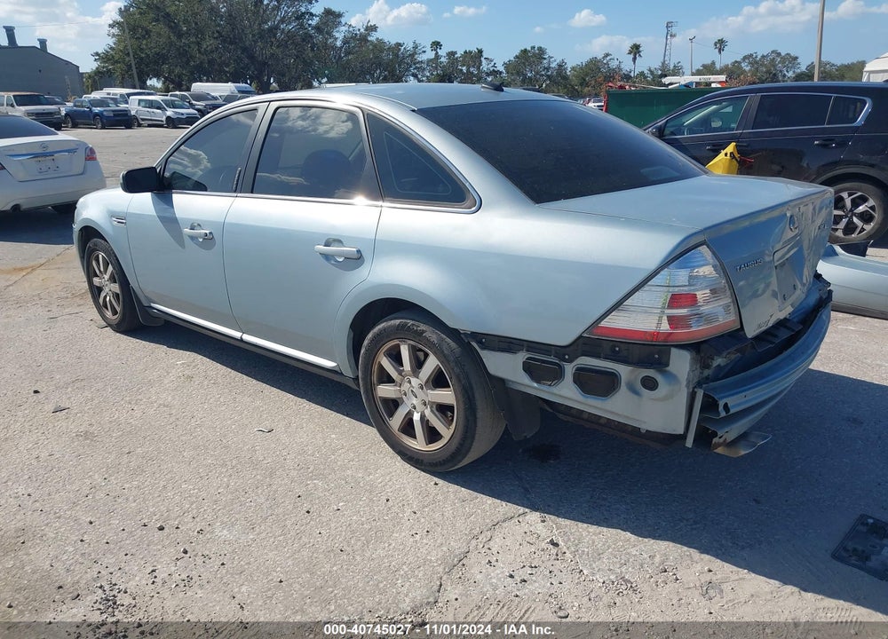 2008 FORD TAURUS VIN: 1FAHP24W2XB163959