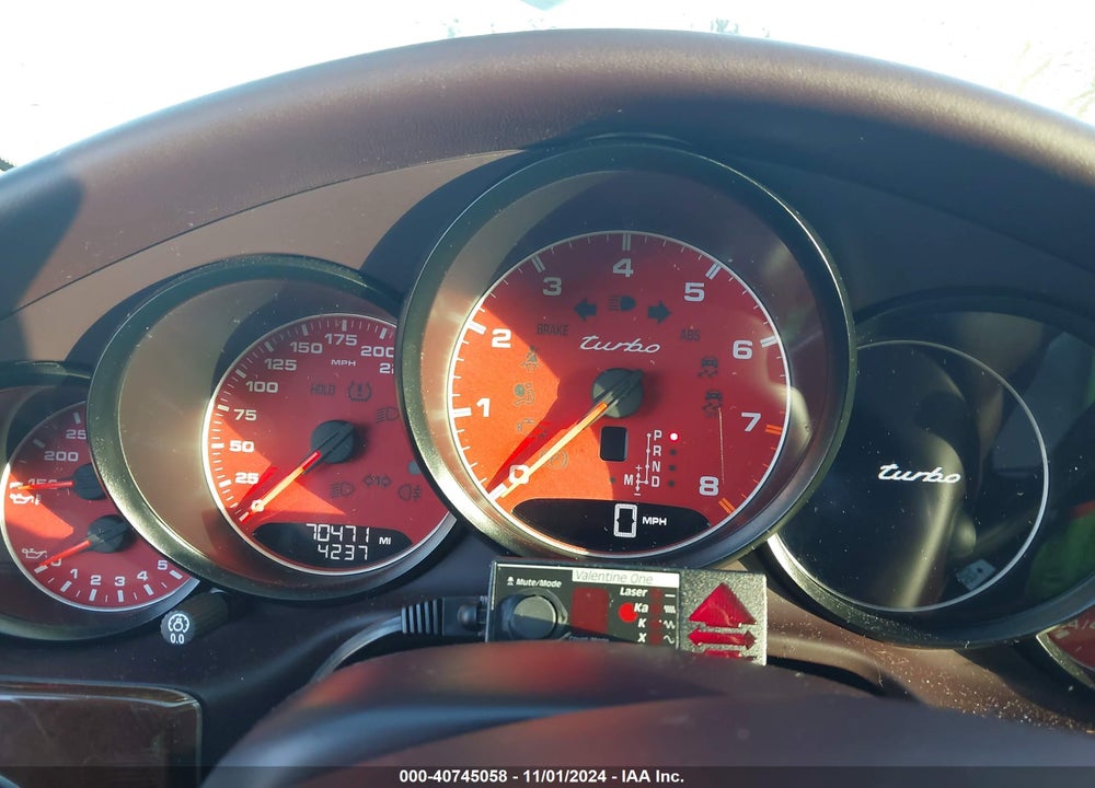 2012 PORSCHE PANAMERA TURBO VIN: WP0AC2A72CL090077