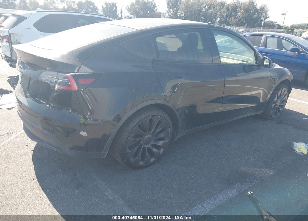 2021 TESLA MODEL Y LONG RANGE DUAL MOTOR ALL-WHEEL DRIVE VIN: 5YJYGDEE1MF093922