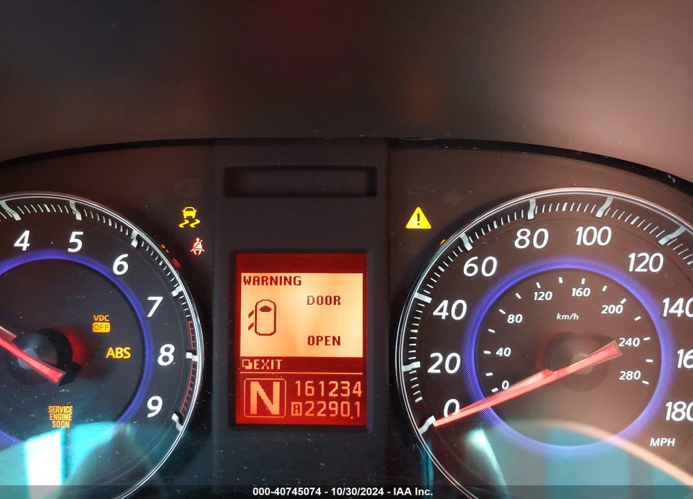2011 INFINITI FX35 VIN: JN8AS1MW7BM734833