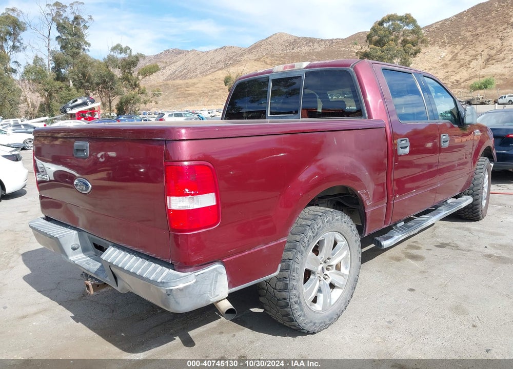 2004 FORD F-150 LARIAT/XLT VIN: 1FTPW12514KC03551