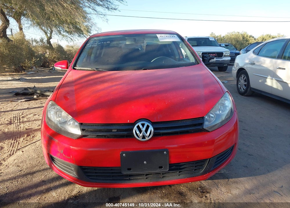 2012 VOLKSWAGEN GOLF 2.5L 4-DOOR VIN: WVWDB7AJ3CW039064