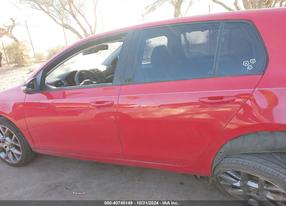 2012 VOLKSWAGEN GOLF 2.5L 4-DOOR VIN: WVWDB7AJ3CW039064