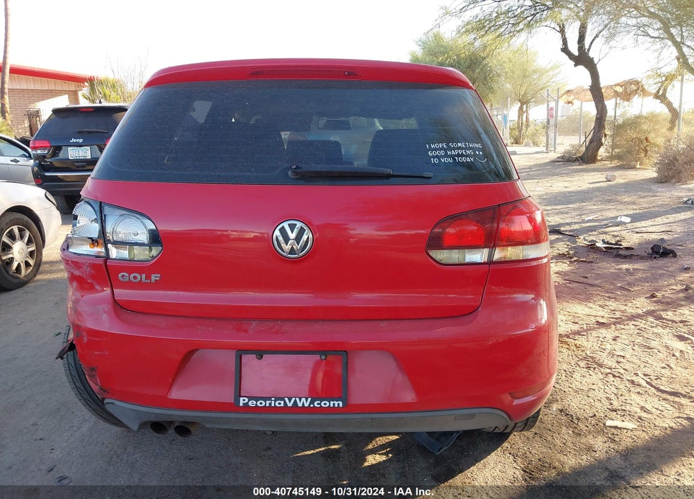 2012 VOLKSWAGEN GOLF 2.5L 4-DOOR VIN: WVWDB7AJ3CW039064