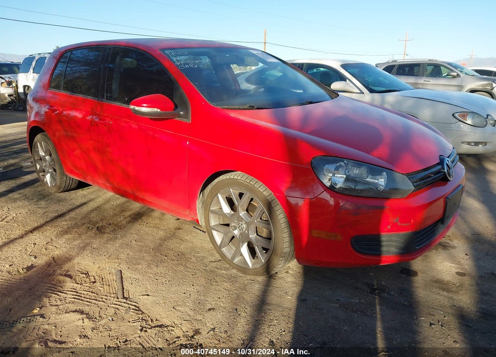 2012 VOLKSWAGEN GOLF 2.5L 4-DOOR VIN: WVWDB7AJ3CW039064