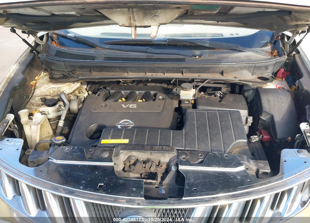 2009 NISSAN MURANO S VIN: JN8AZ18U89W003380