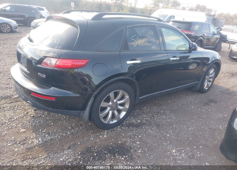 2005 INFINITI FX35 VIN: JNRAS08WX5X205525
