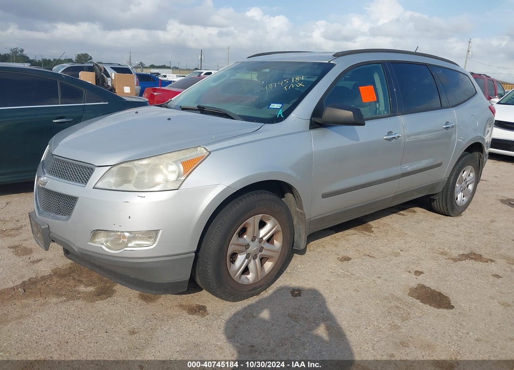 2012 CHEVROLET TRAVERSE LS VIN: 1GNKRFED6CJ301679