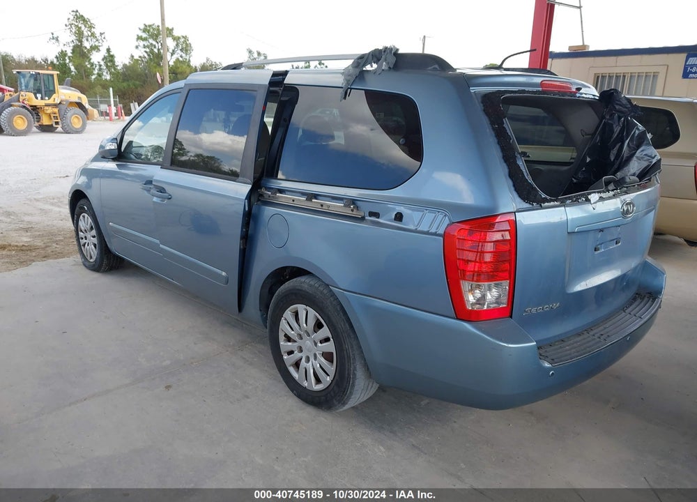 2012 KIA SEDONA LX VIN: KNDMG4C75C6439676