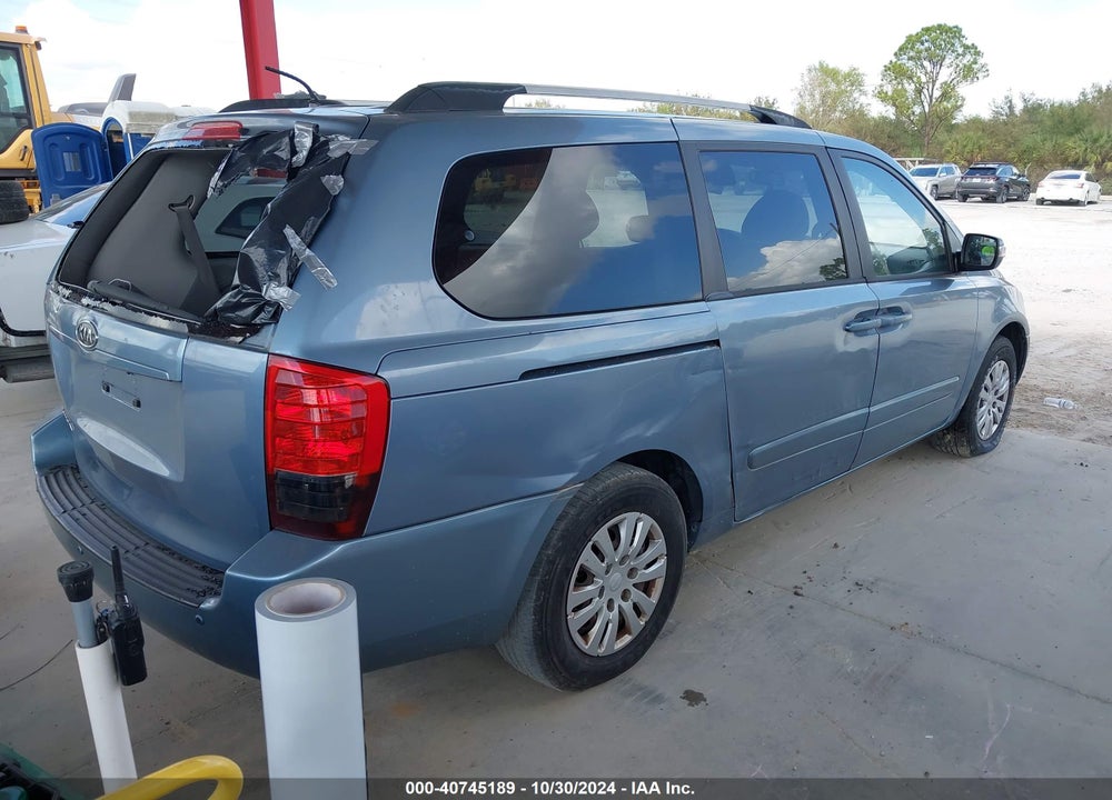 2012 KIA SEDONA LX VIN: KNDMG4C75C6439676