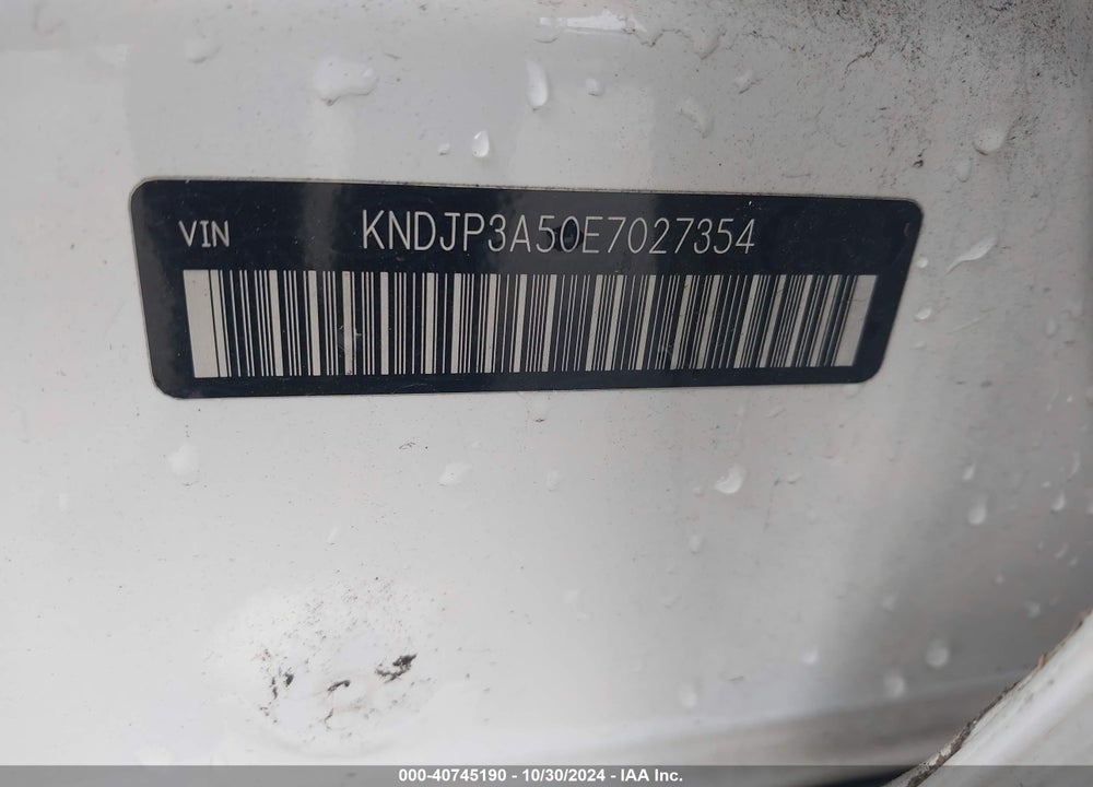 2014 KIA SOUL VIN: KNDJP3A50E7027354