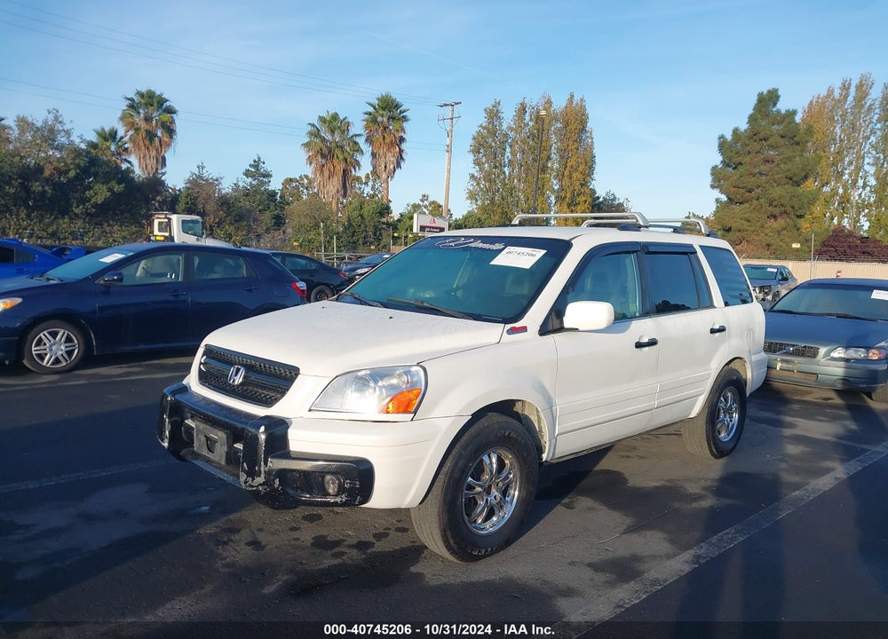2003 HONDA PILOT EX-L VIN: 2HKYF18593H599706