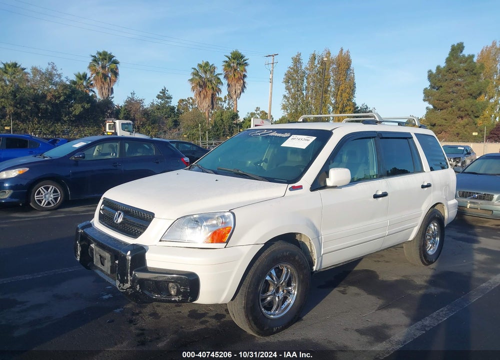 2003 HONDA PILOT EX-L VIN: 2HKYF18593H599706