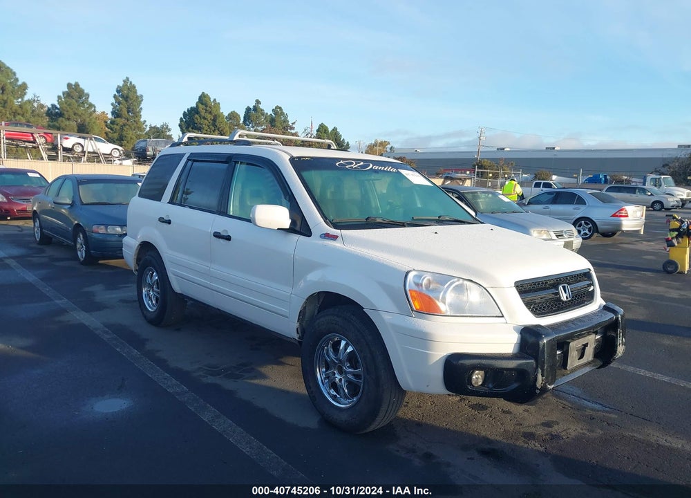 2003 HONDA PILOT EX-L VIN: 2HKYF18593H599706