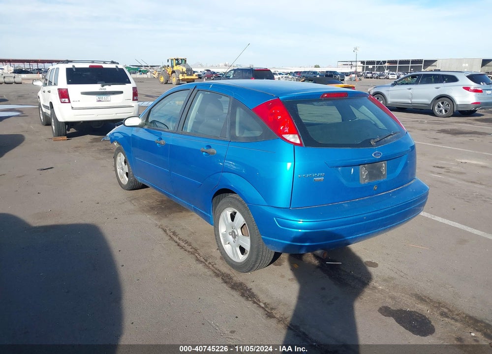 2007 FORD FOCUS S/SE/SES VIN: 1FAHP37N97W260296