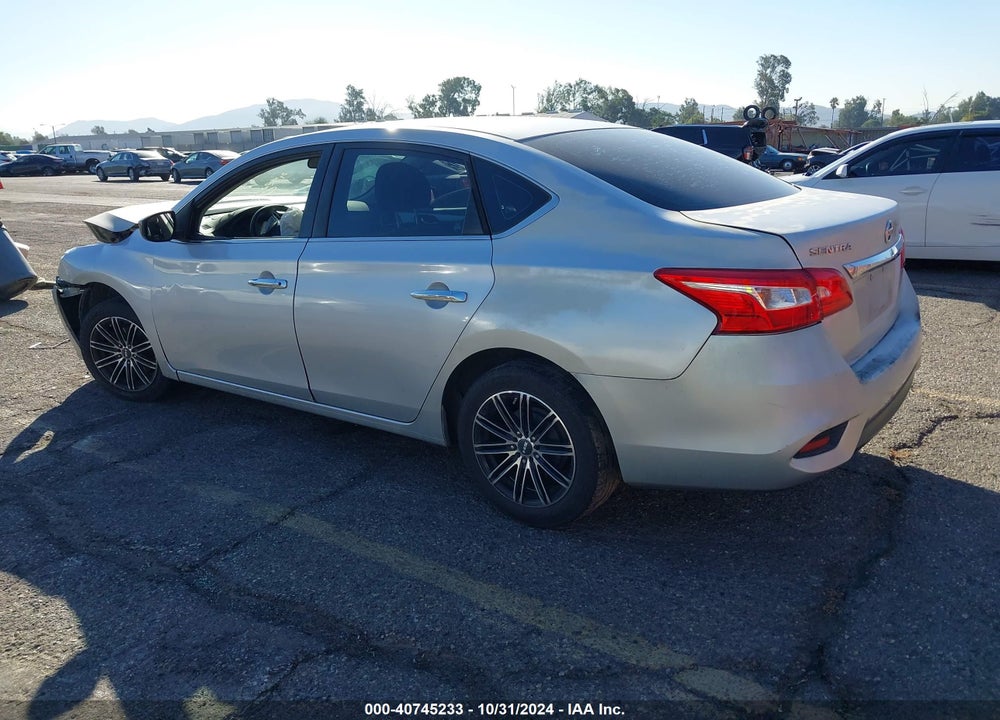 2016 NISSAN SENTRA S VIN: 3N1AB7APXGY265949