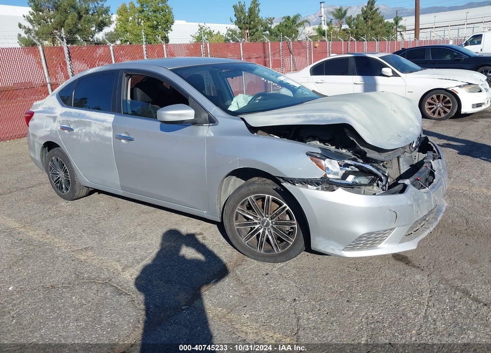 2016 NISSAN SENTRA S VIN: 3N1AB7APXGY265949