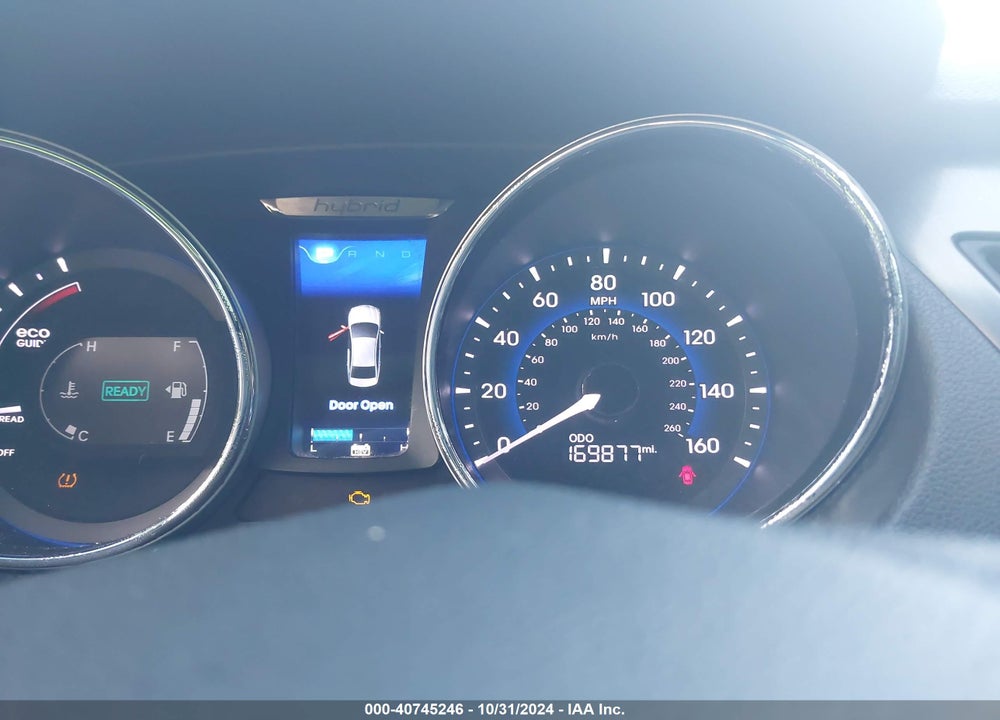 2012 HYUNDAI SONATA HYBRID VIN: KMHEC4A47CA033934