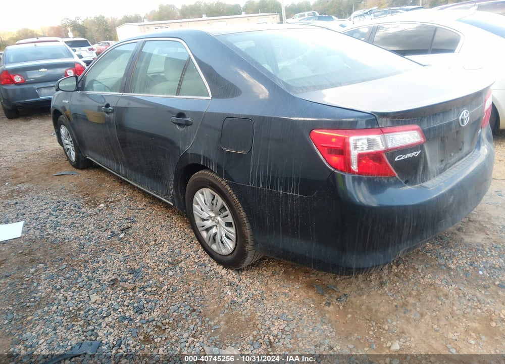 2012 TOYOTA CAMRY HYBRID LE VIN: 4T1BD1FK6CU035436