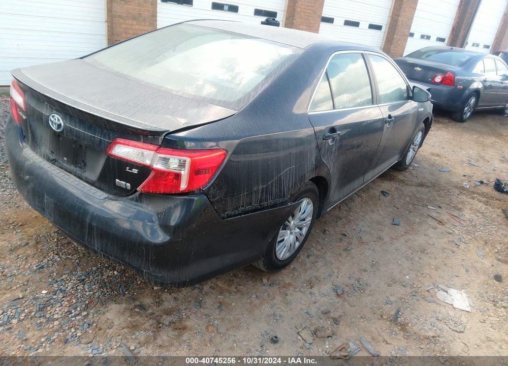 2012 TOYOTA CAMRY HYBRID LE VIN: 4T1BD1FK6CU035436