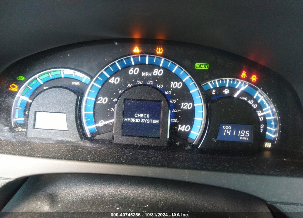 2012 TOYOTA CAMRY HYBRID LE VIN: 4T1BD1FK6CU035436