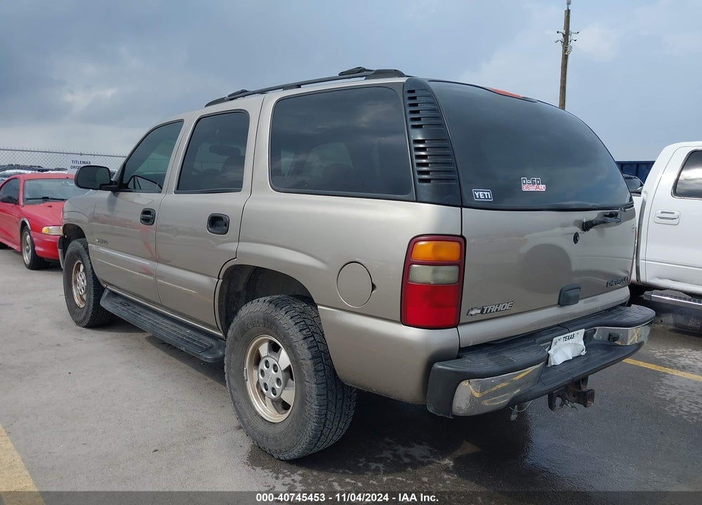 2003 CHEVROLET TAHOE LS VIN: 1GNEC13Z93R102028