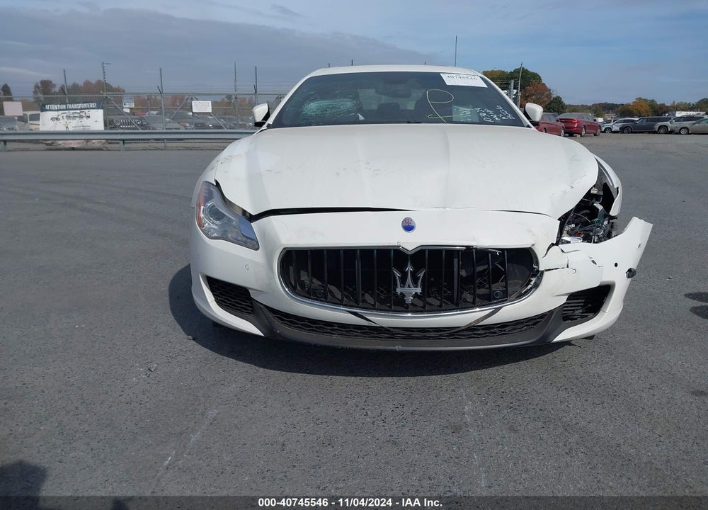 2014 MASERATI QUATTROPORTE S Q4 VIN: ZAM56RRA6E1098226