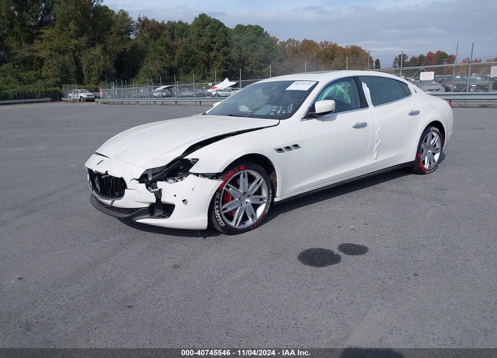 2014 MASERATI QUATTROPORTE S Q4 VIN: ZAM56RRA6E1098226