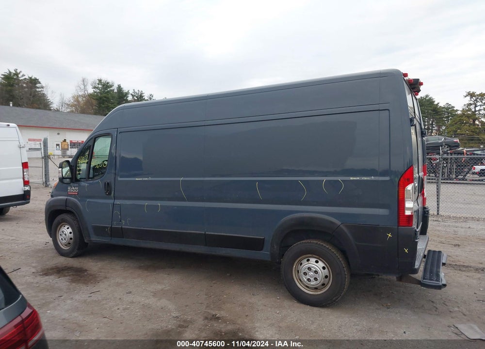 2019 RAM PROMASTER 2500 HIGH ROOF 159 WB VIN: 3C6TRVDG3KE521660