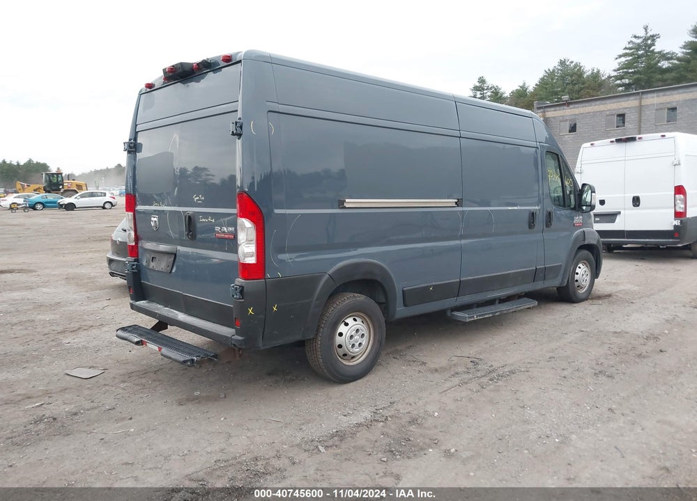 2019 RAM PROMASTER 2500 HIGH ROOF 159 WB VIN: 3C6TRVDG3KE521660