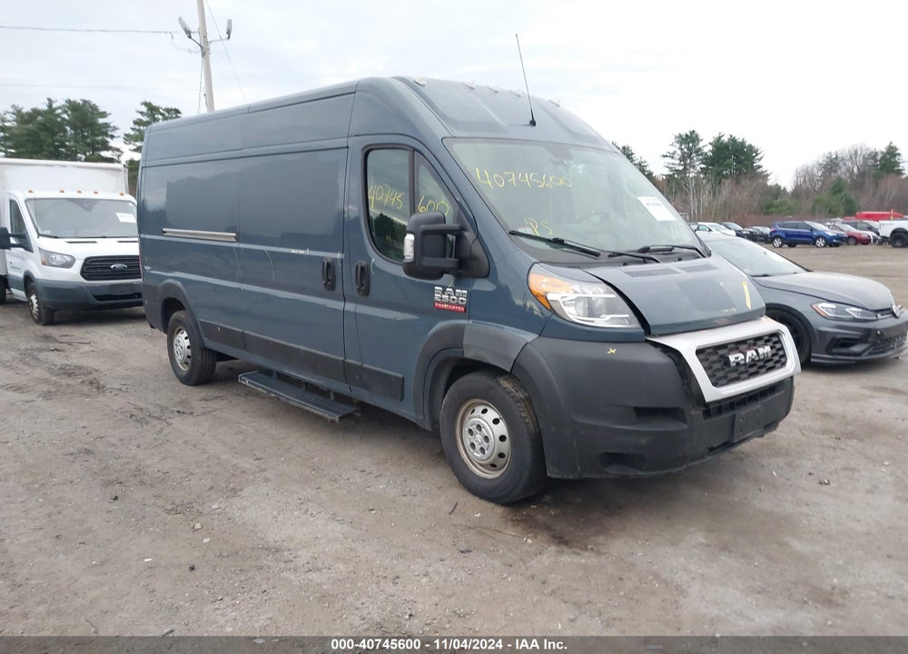 2019 RAM PROMASTER 2500 HIGH ROOF 159 WB VIN: 3C6TRVDG3KE521660