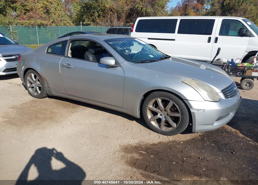 2003 INFINITI G35 BASE W/LEATHER VIN: JNKCV54E63M209921