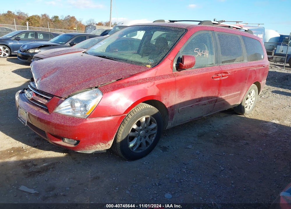 2008 KIA SEDONA EX VIN: KNDMB233486247091