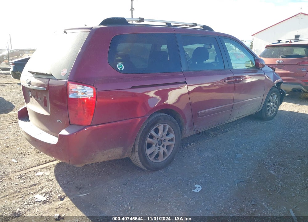 2008 KIA SEDONA EX VIN: KNDMB233486247091