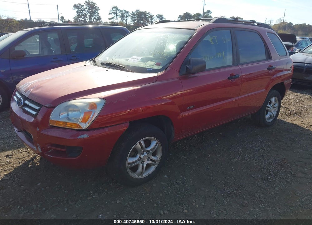 2008 KIA SPORTAGE LX V6 VIN: KNDJE723487473974