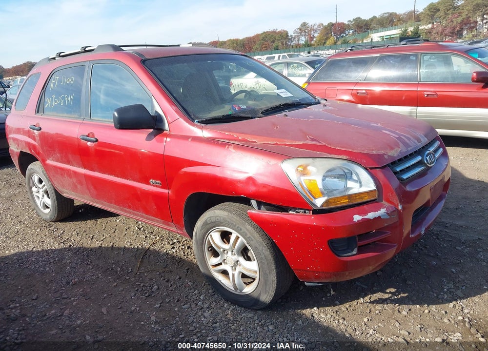 2008 KIA SPORTAGE LX V6 VIN: KNDJE723487473974