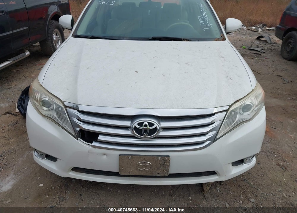 2011 TOYOTA AVALON VIN: 4T1BK3DB1BU406229